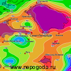Карты давления в Ленинградской области